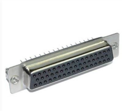 D-SUB PCB Poj Niam Peb Kab 50 Pin (Pitch =2.77mm) Ncaj